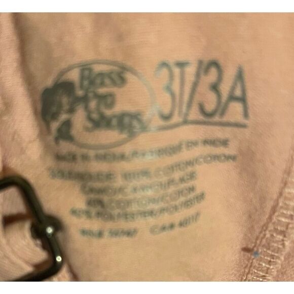 Bass Pro Shops Outdoor Kids Pink & Green Real Tree Camouflage Jumper Dress Sz 3T - Picture 6 of 6